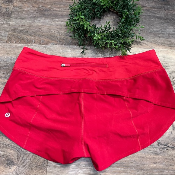 Lululemon Run Speed shorts, 8, red - Picture 2 of 5